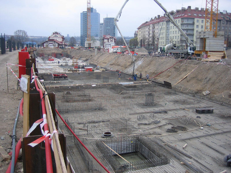 Excavating the docking canal
